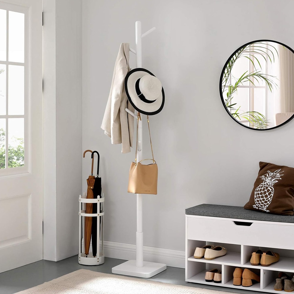 Fristående klädhängare - Vit
