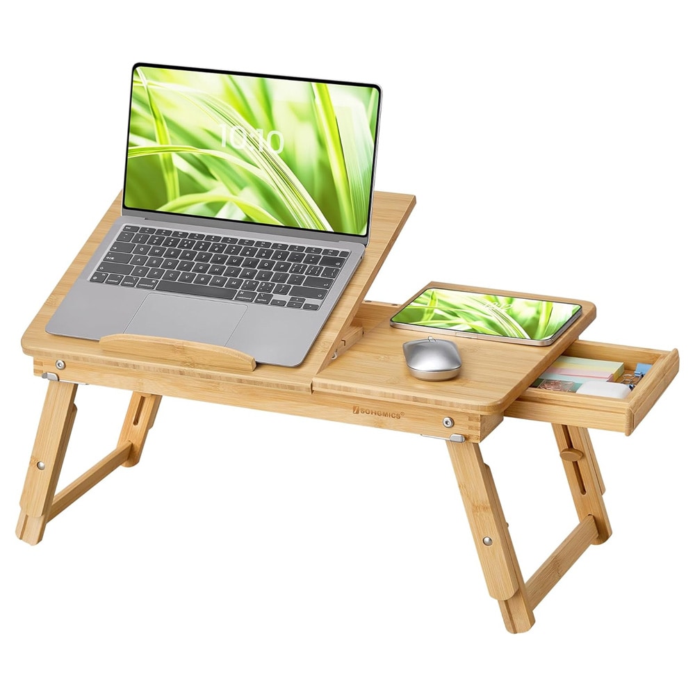 Laptopbord för sängen - Bambu