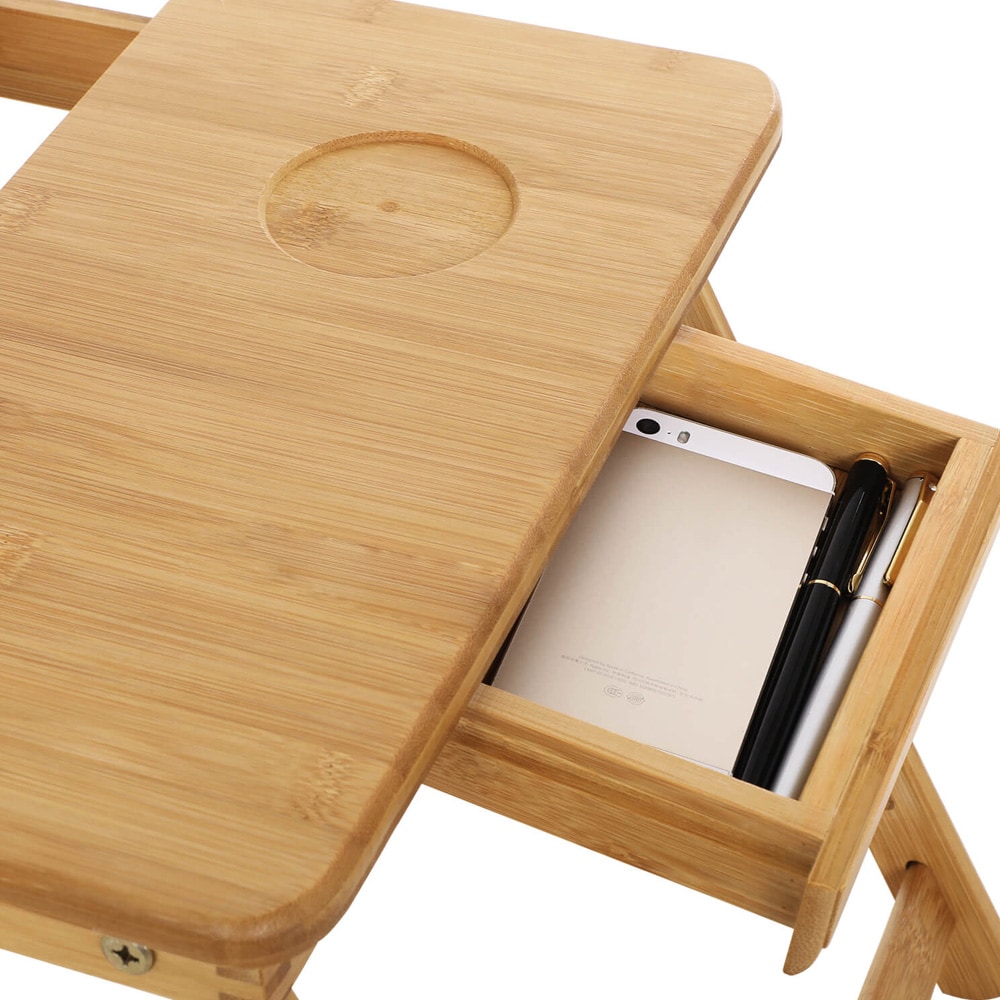 Laptopbord för sängen - Bambu