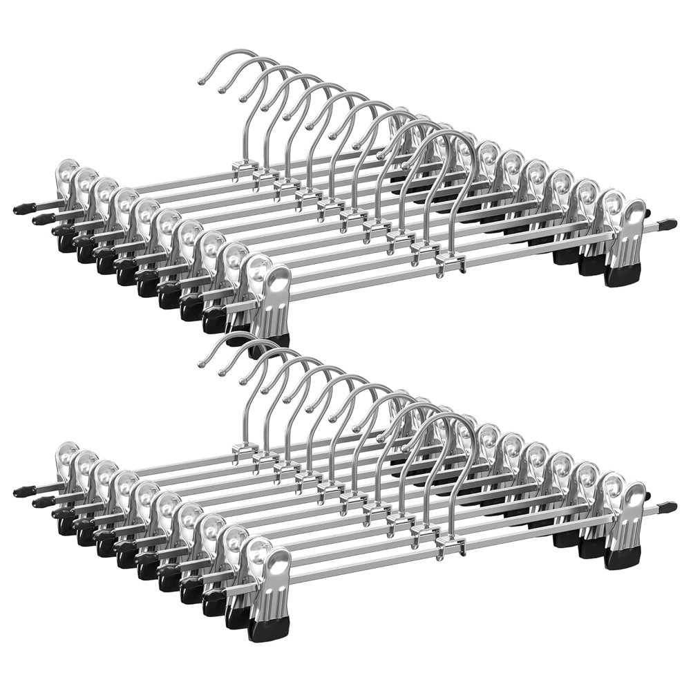 Byxhängare med klämmor - 20-pack