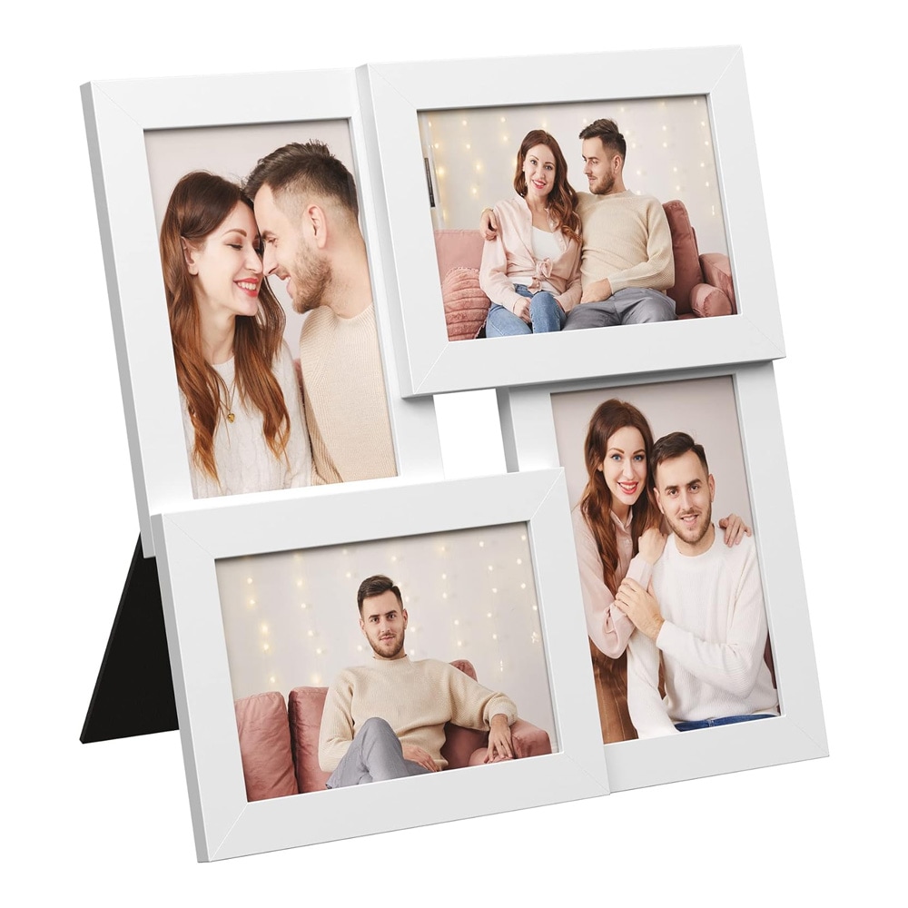 Fotoram för 4 bilder - Vit