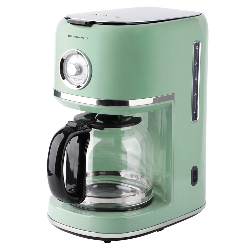 Emerio kaffebryggare 900W med glaskanna, 1,5 liter – Grön