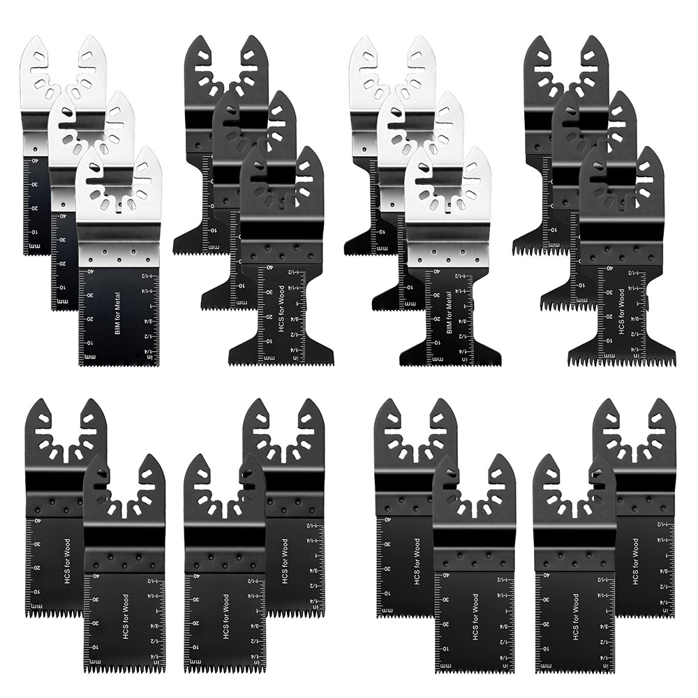 Sågblad till multiverktyg 20-pack – 34 och 44 mm