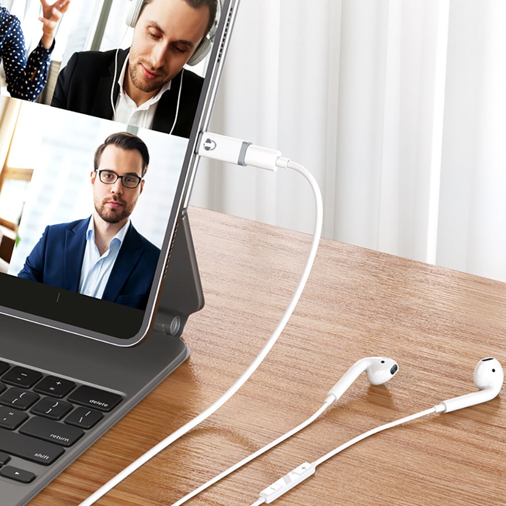 Ljudadapter USB-C till Lightning