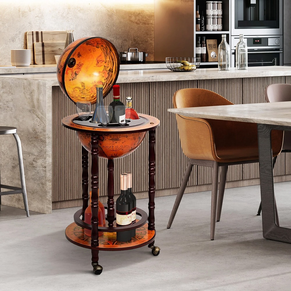 Jordglobbar i 1500-talsdesign