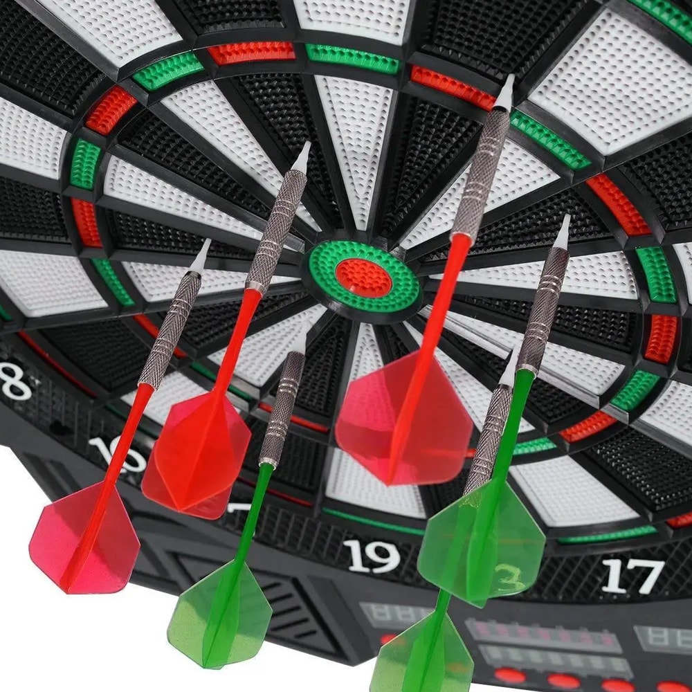 Elektronisk darttavla LED med 12 pilar och 27 spel