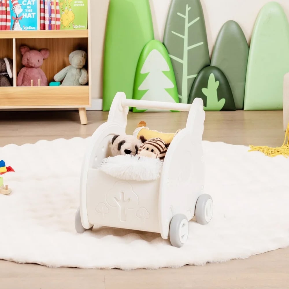 Gåvagn för barn från 3 år – Vit