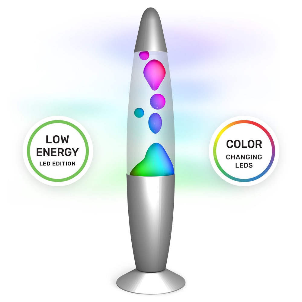 PartyFunLights Lavalampa med färgskiftande RGB-LED