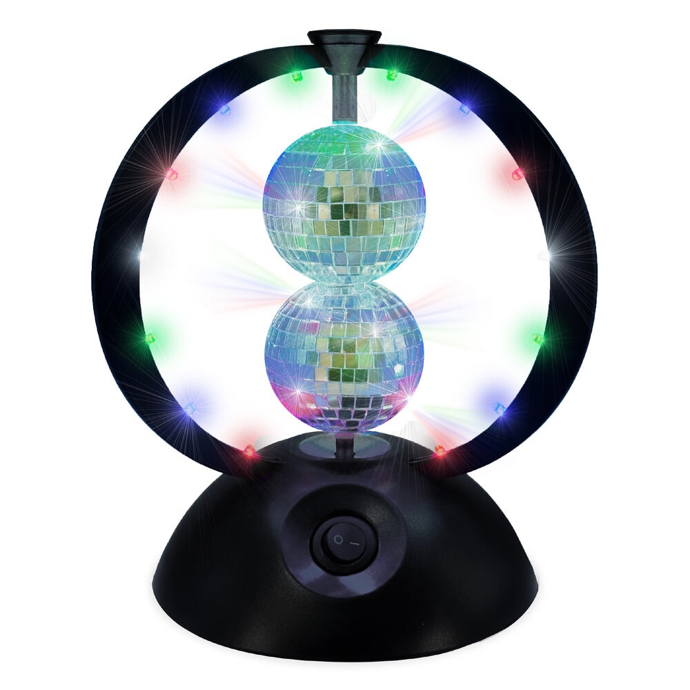 PartyFunLights roterande flerfärgad LED-discokula