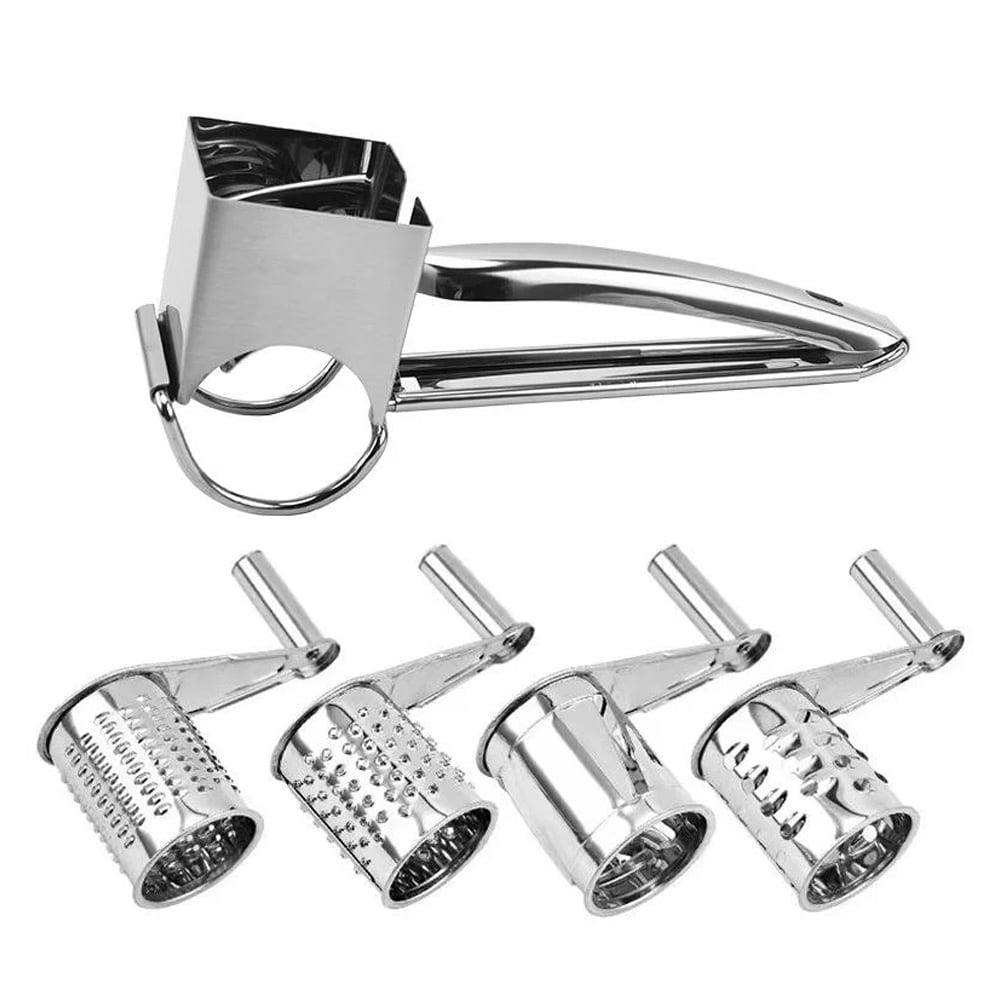 Herzberg roterande rivjärn med 4 rivtrummor i rostfritt stål