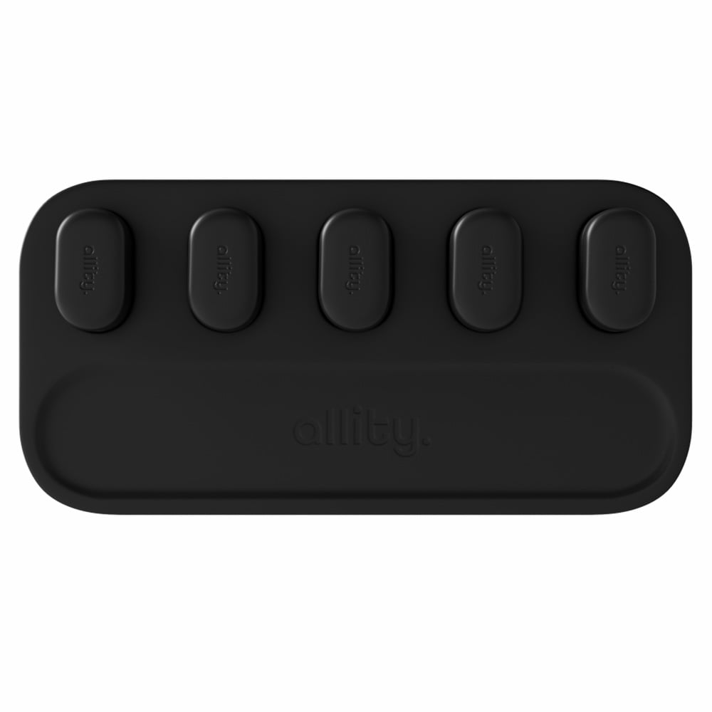 Allity Magnetisk Kabelhållare 3-pack - Svart