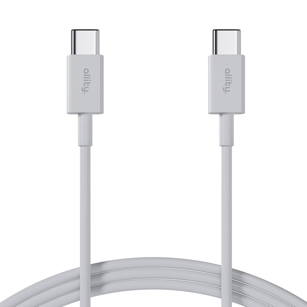 Allity USB-C kabel 100W 1 m – Vit