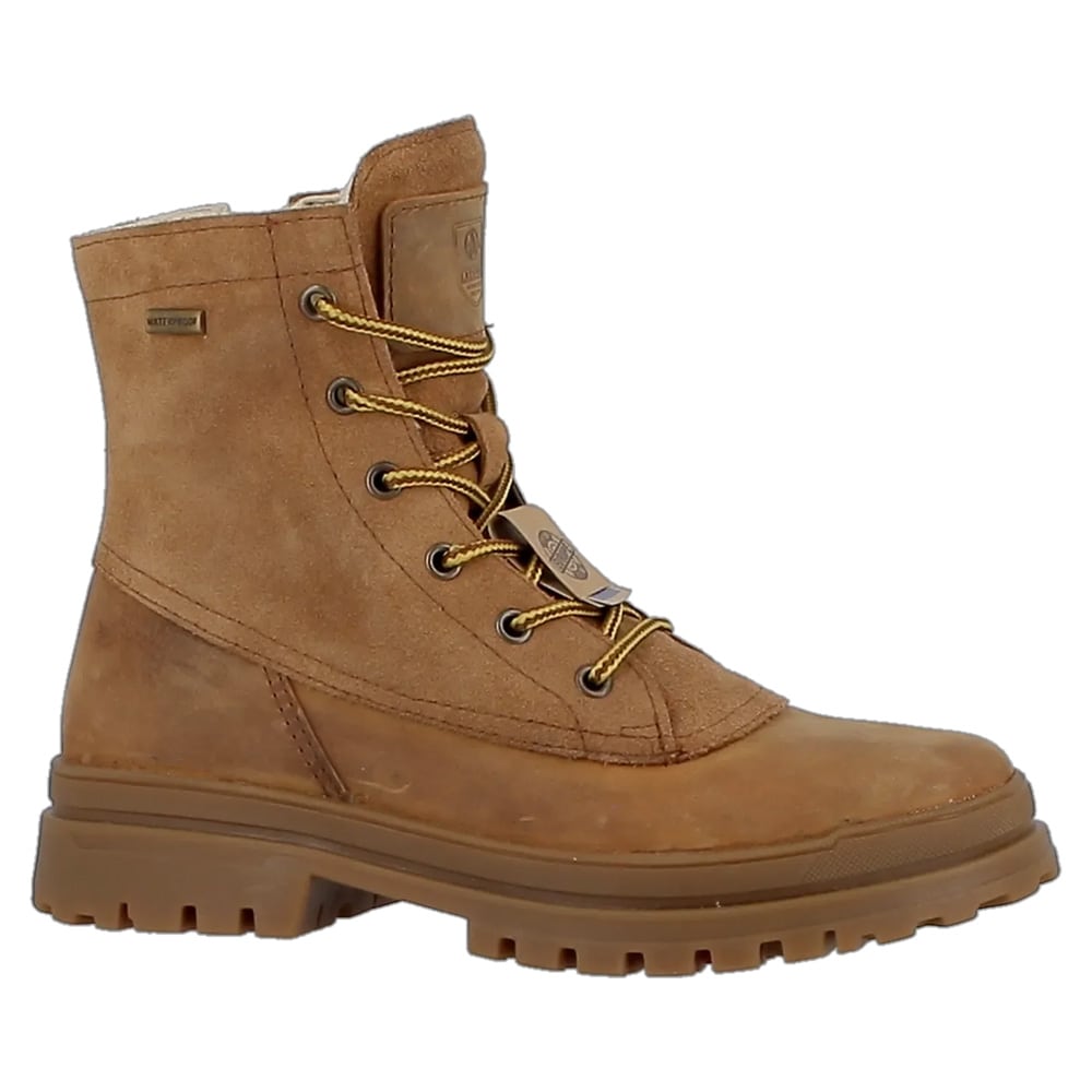 Axelda vattentät vinterkänga med utfällbara dubbar Aosta 41 - Cognac