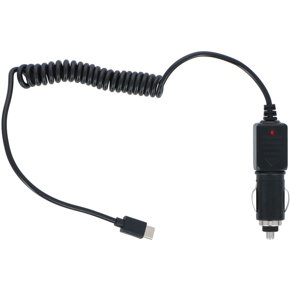 Billaddare 2A 12/24V med USB-C-Kontakt