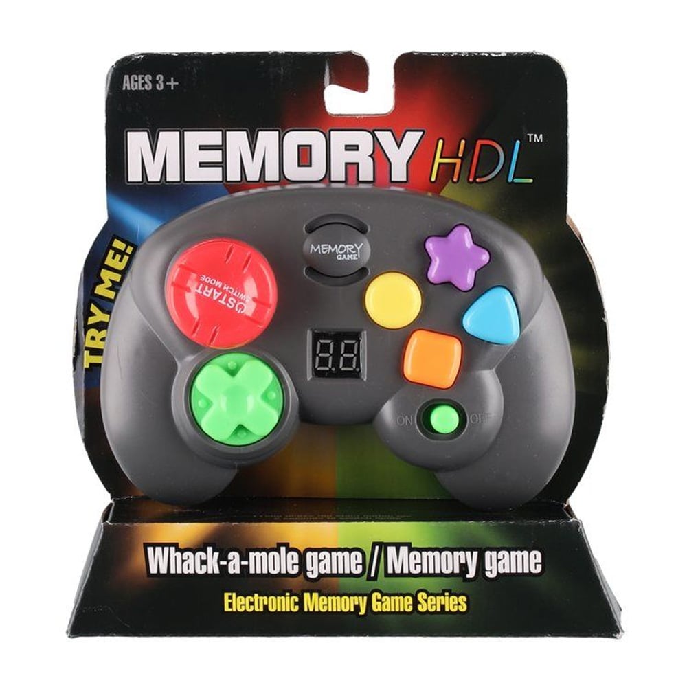 Minnesspel 2-i-1 – elektroniskt spel med ljus och ljud