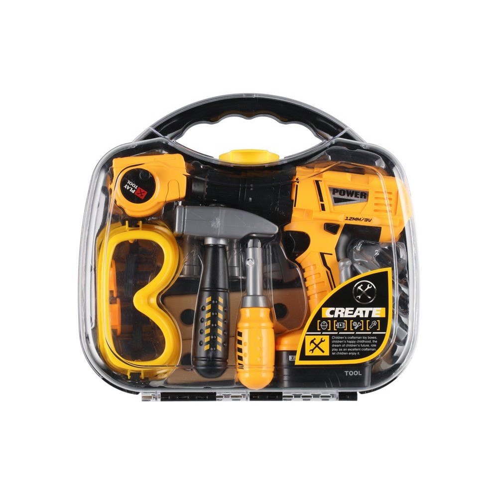 Lekset verktygslåda – komplett verktygssats för små byggare