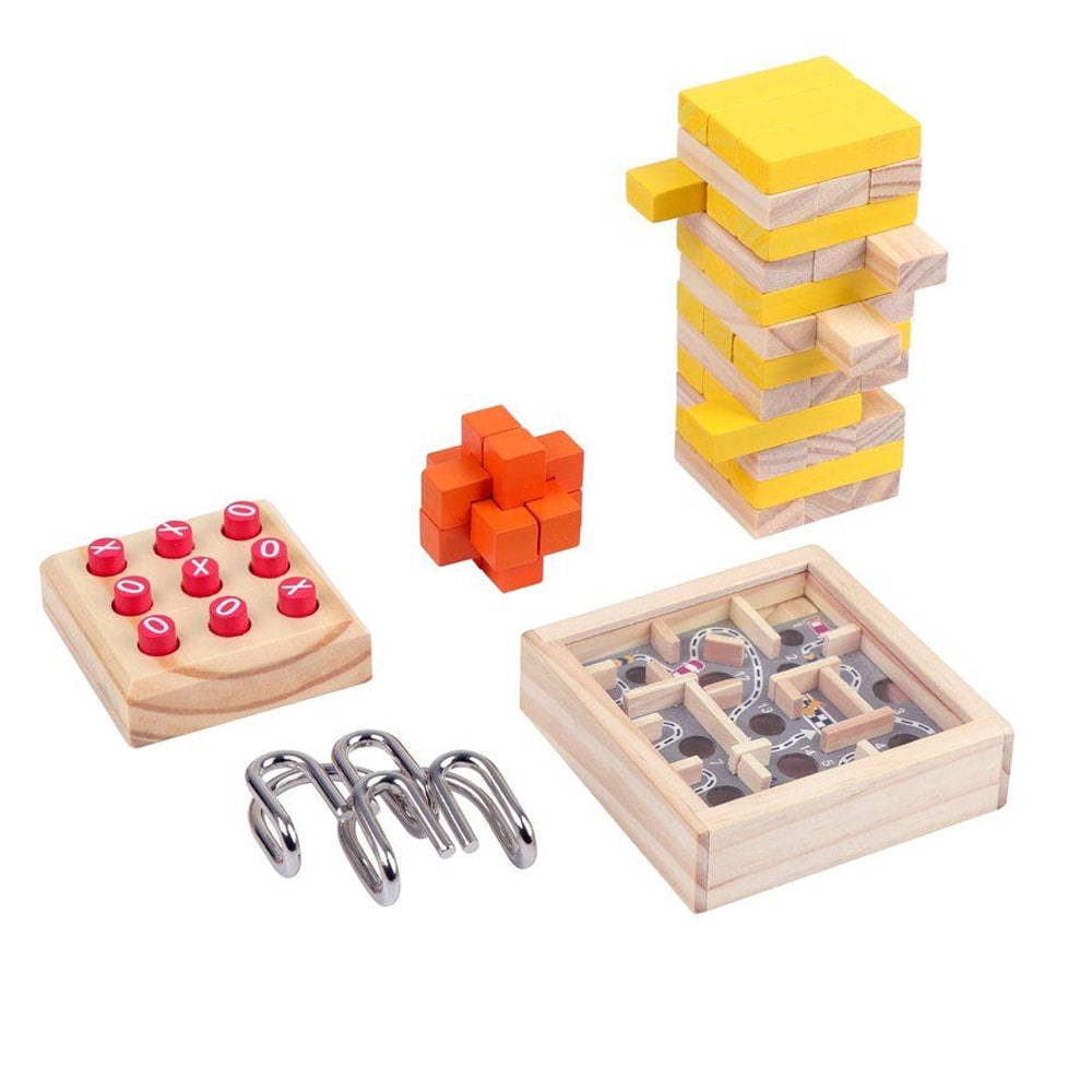 Hjärnträning - 5 små pussel