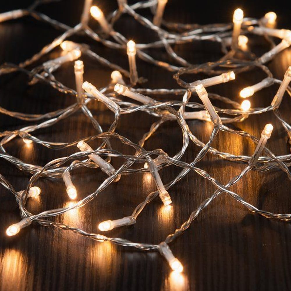 Ljusslinga 80 LED varmvit  – för ute och inne