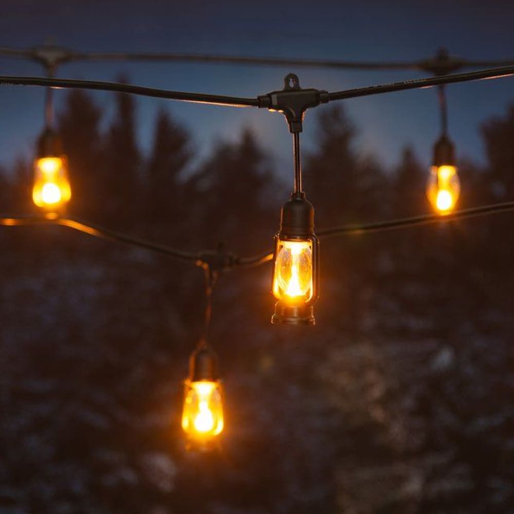 Ljusslinga med 10 LED-lyktor  – för inom- och utomhusbruk