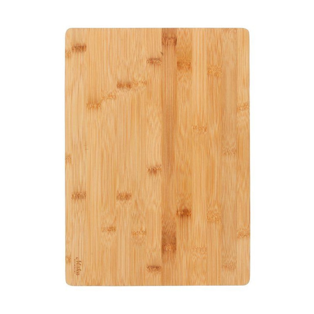 Skärbräda i bambu med svart kant 40×30cm