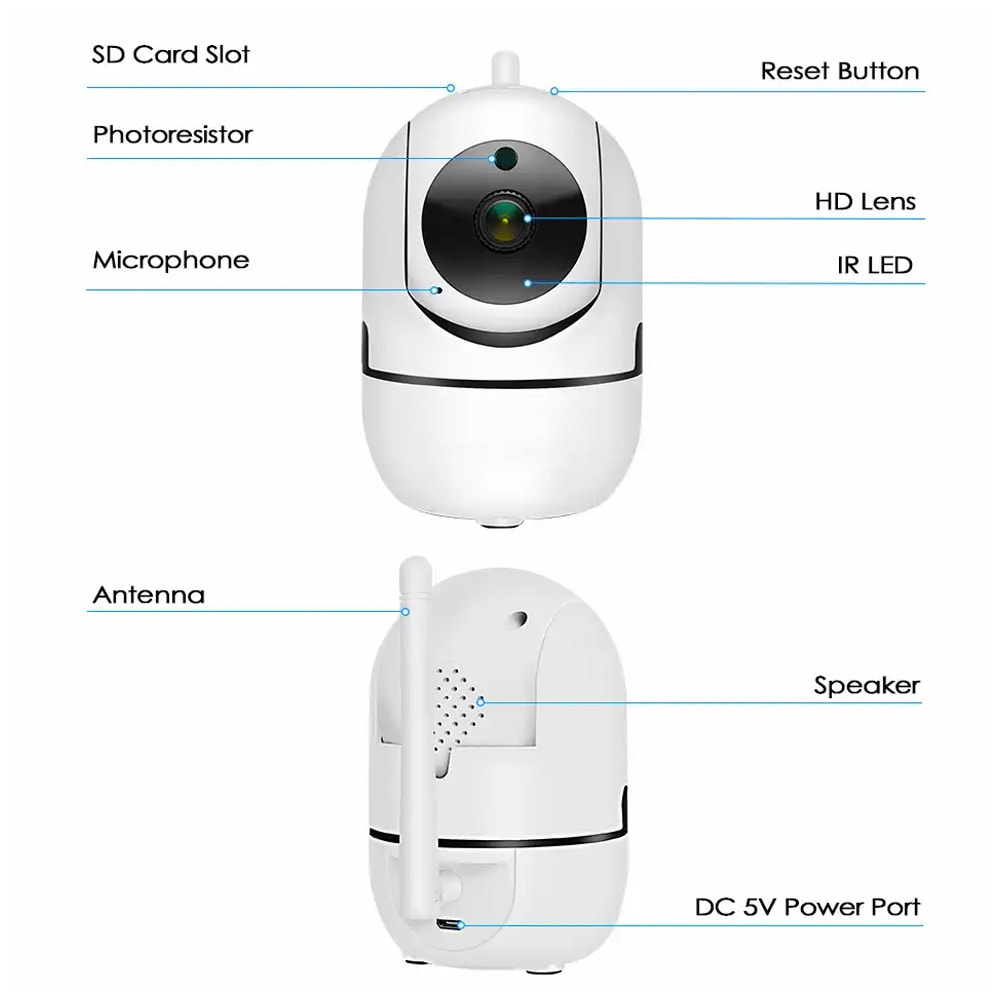 Denver Smart IP-Kamera TUYA-kompatibel