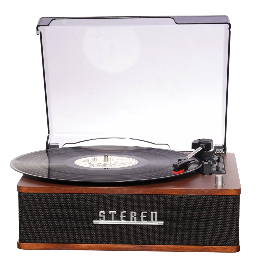 Denver retro skivspelare med Bluetooth och inbyggda högtalare