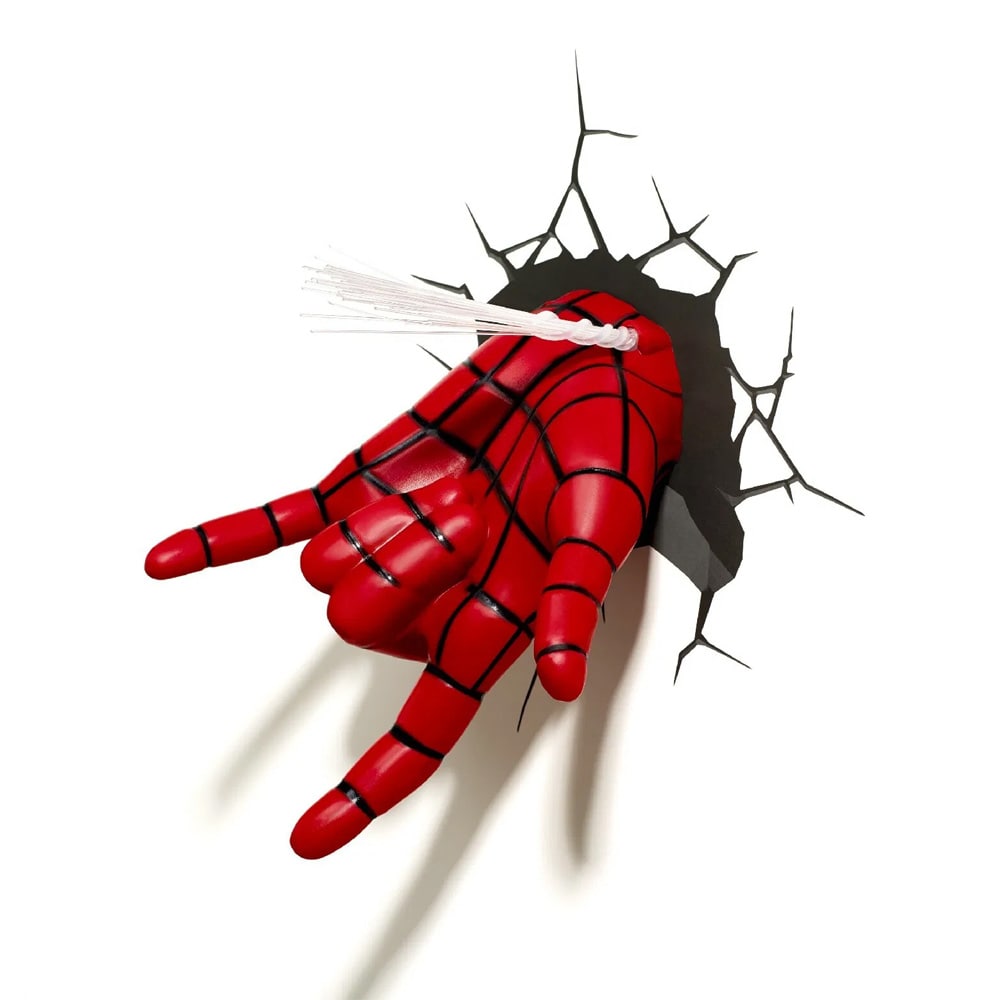 Marvel 3D-Belysning - Spiderman Hand