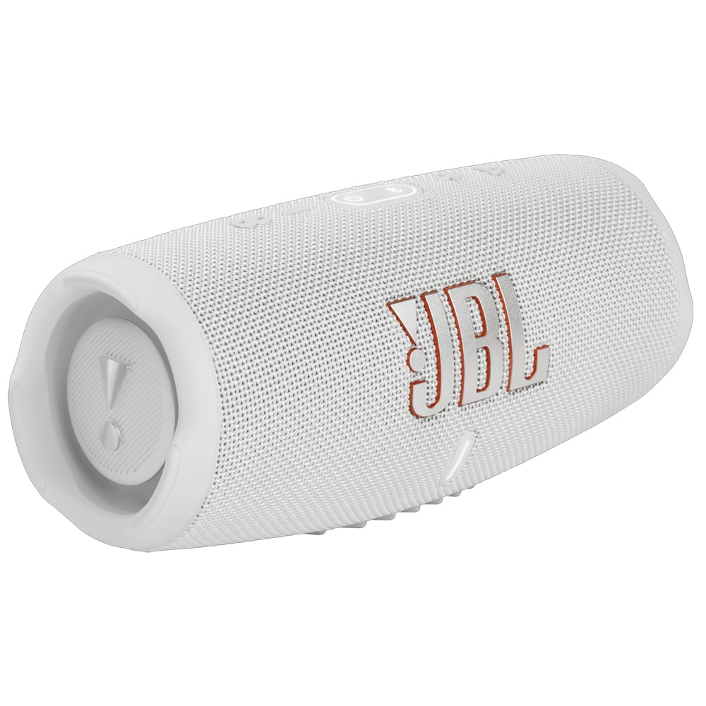 JBL Charge 5 bärbar Bluetooth-högtalare – Vit