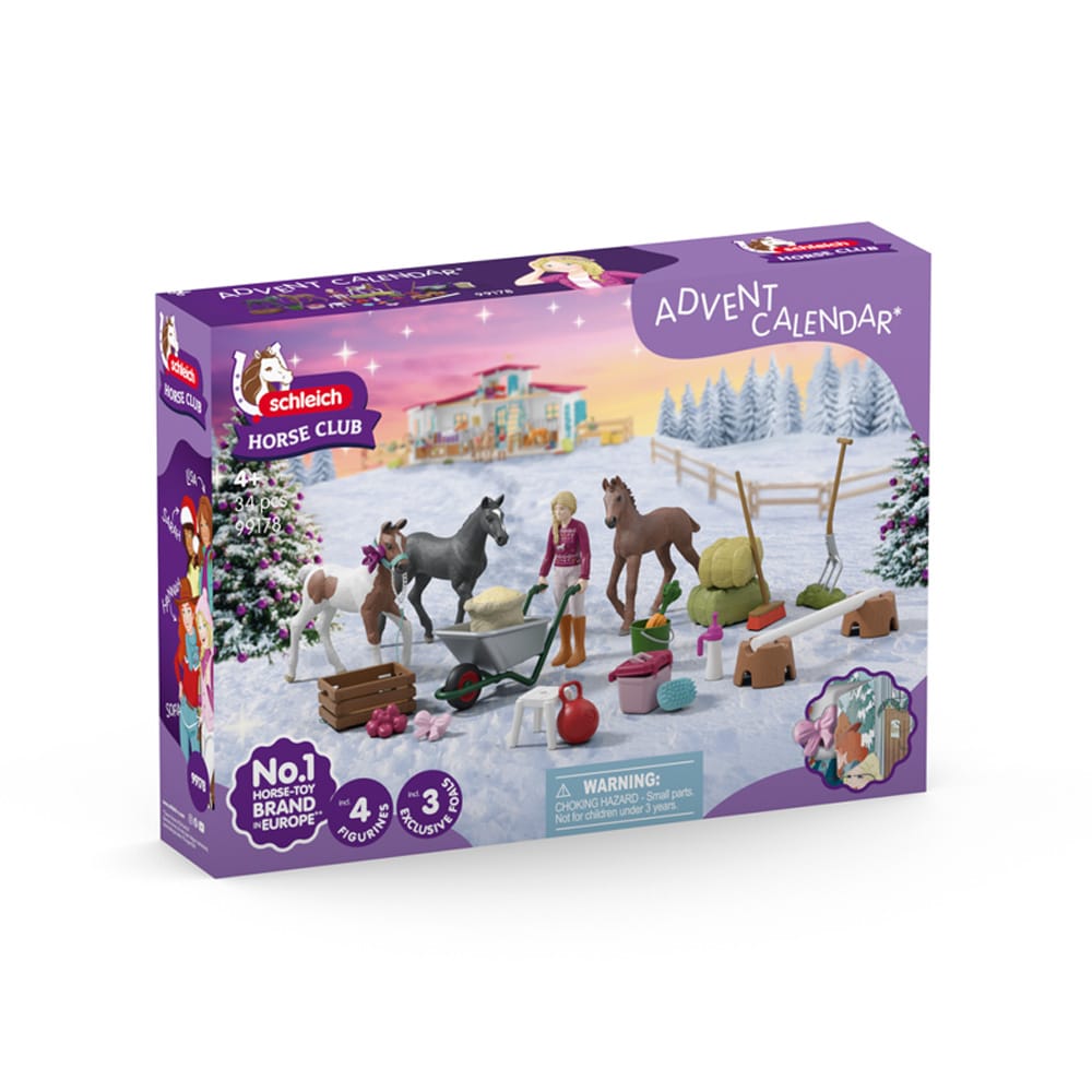 Schleich Horse Club Adventskalender 2025 – Julmirakel: Föluppfödning