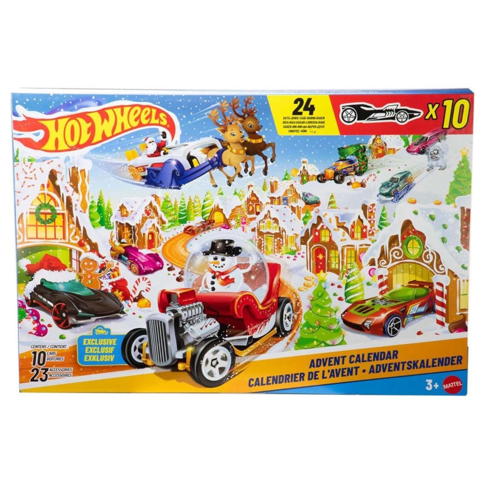 Hot Wheels adventskalender 2025 – 24 dagar med fartfyllda överraskningar
