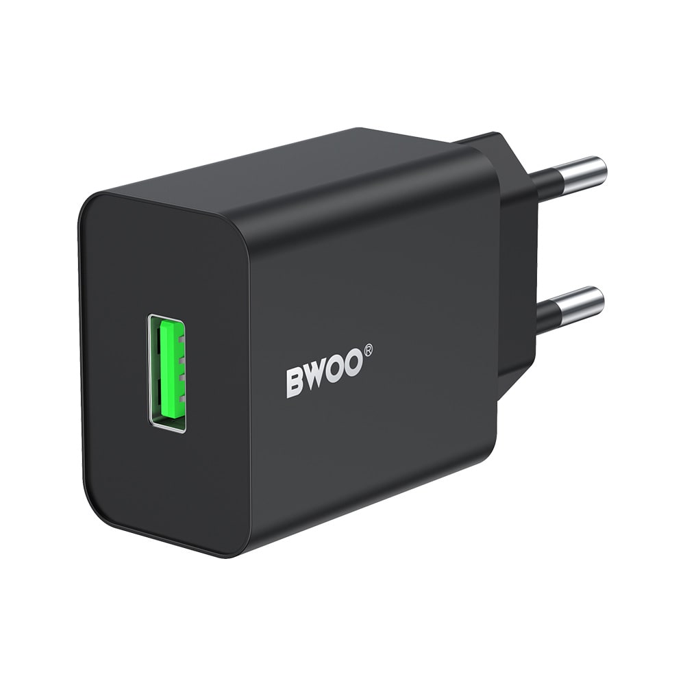 BWOO Väggladdare med 1xUSB 5V 2,4A