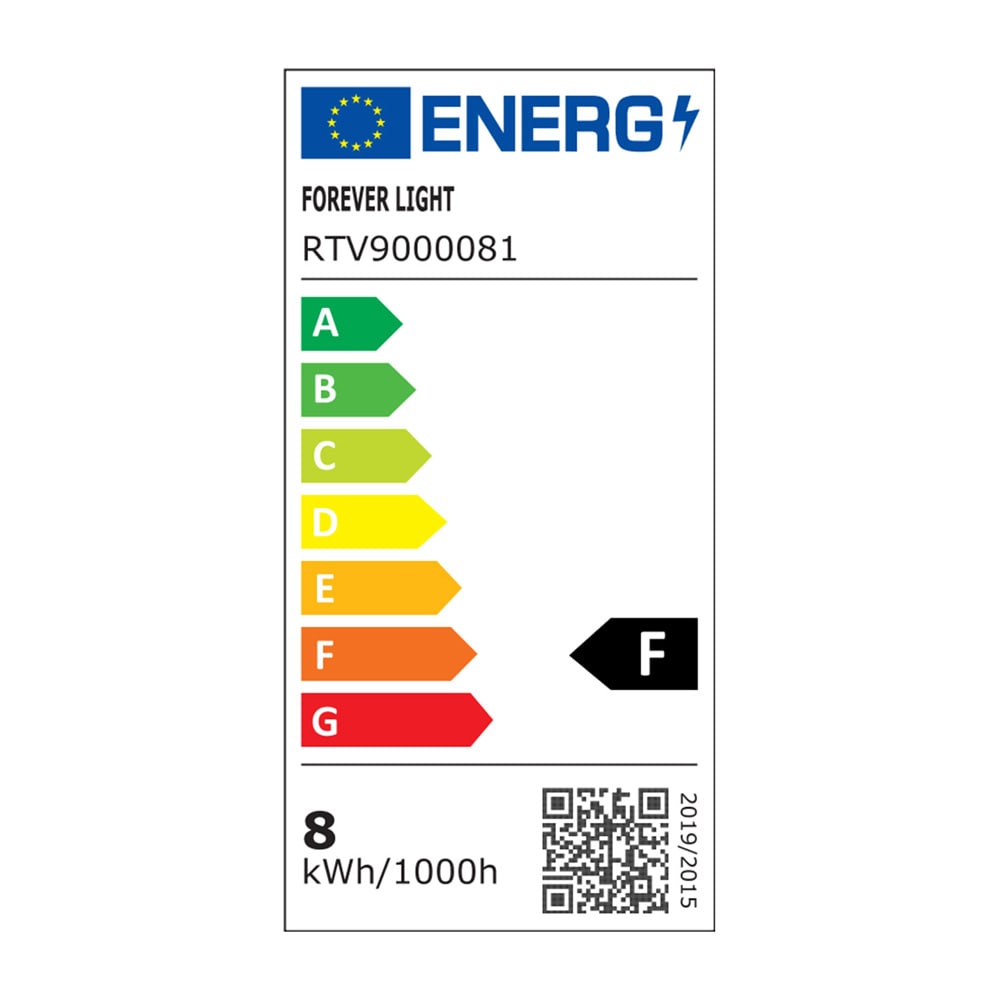 LED-lampa RGB E27 A60 8W 850lm 4000K med fjärrkontroll