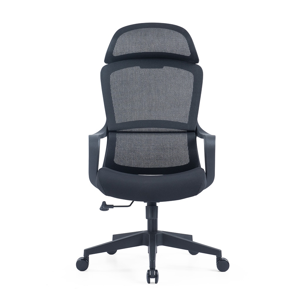 Ergonomisk kontorsstol / skrivbordsstol / arbetsstol med huvudstöd / höj- och sänkbar