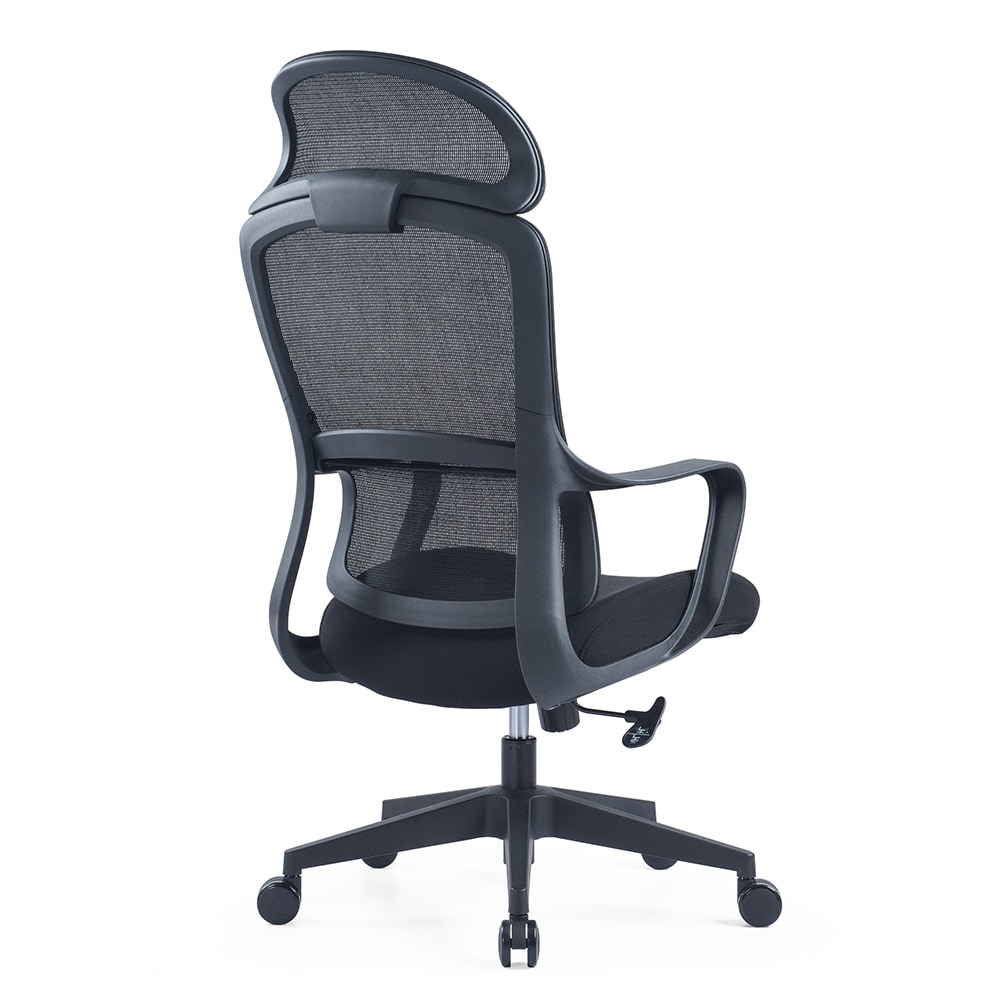Ergonomisk kontorsstol / skrivbordsstol / arbetsstol med huvudstöd / höj- och sänkbar