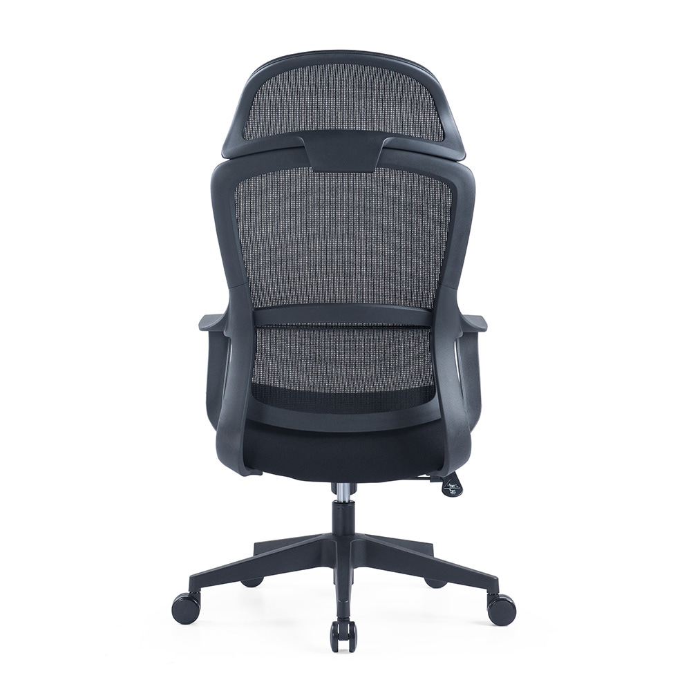 Ergonomisk kontorsstol / skrivbordsstol / arbetsstol med huvudstöd / höj- och sänkbar
