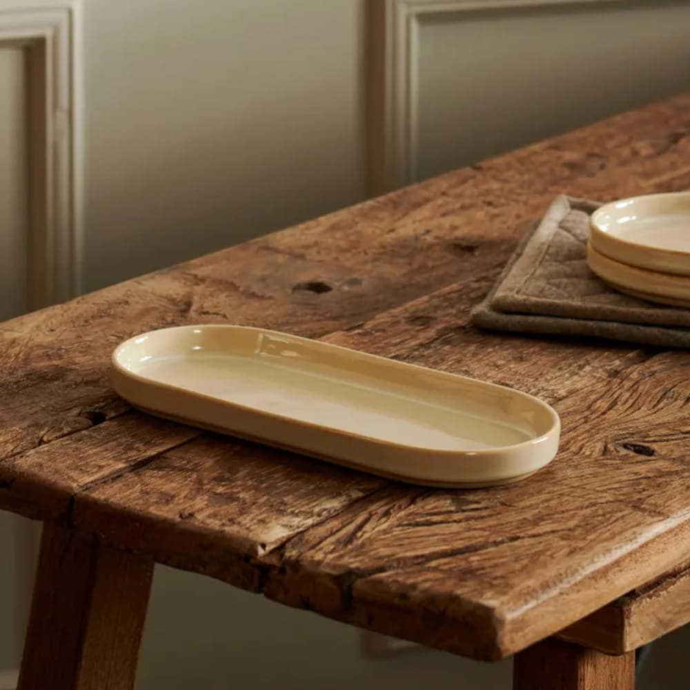 Mineral Sand Serveringsfat i keramik 25,5cm