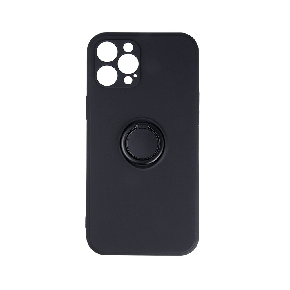 Bagcover med ring til Samsung Galaxy A36 5G - Sort