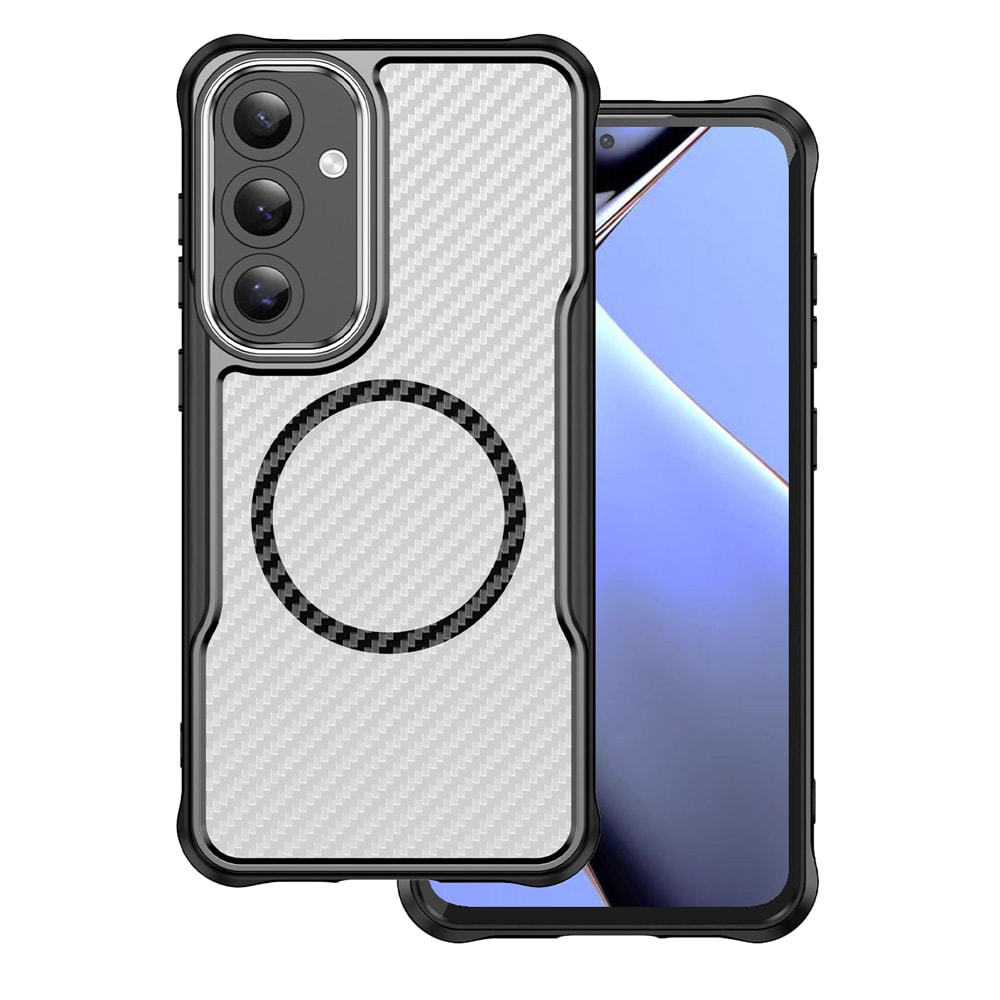 Bakskal med MagSafe för Samsung Galaxy S25 – Svart