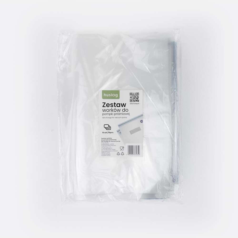 Huslog vakuumpåsar – 15-pack i 3 olika storlekar