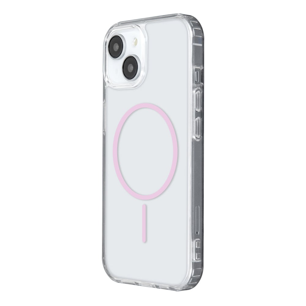 MagSafe-etui til iPhone 17 Air – Pink / gennemsigtigt