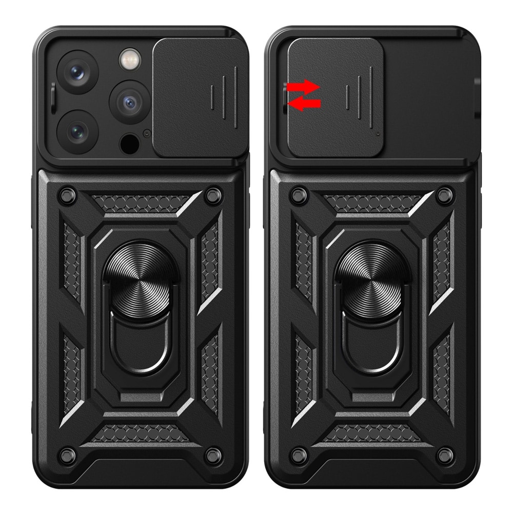 Cover med ringholder til Google Pixel 10 / 10 Pro – Sort