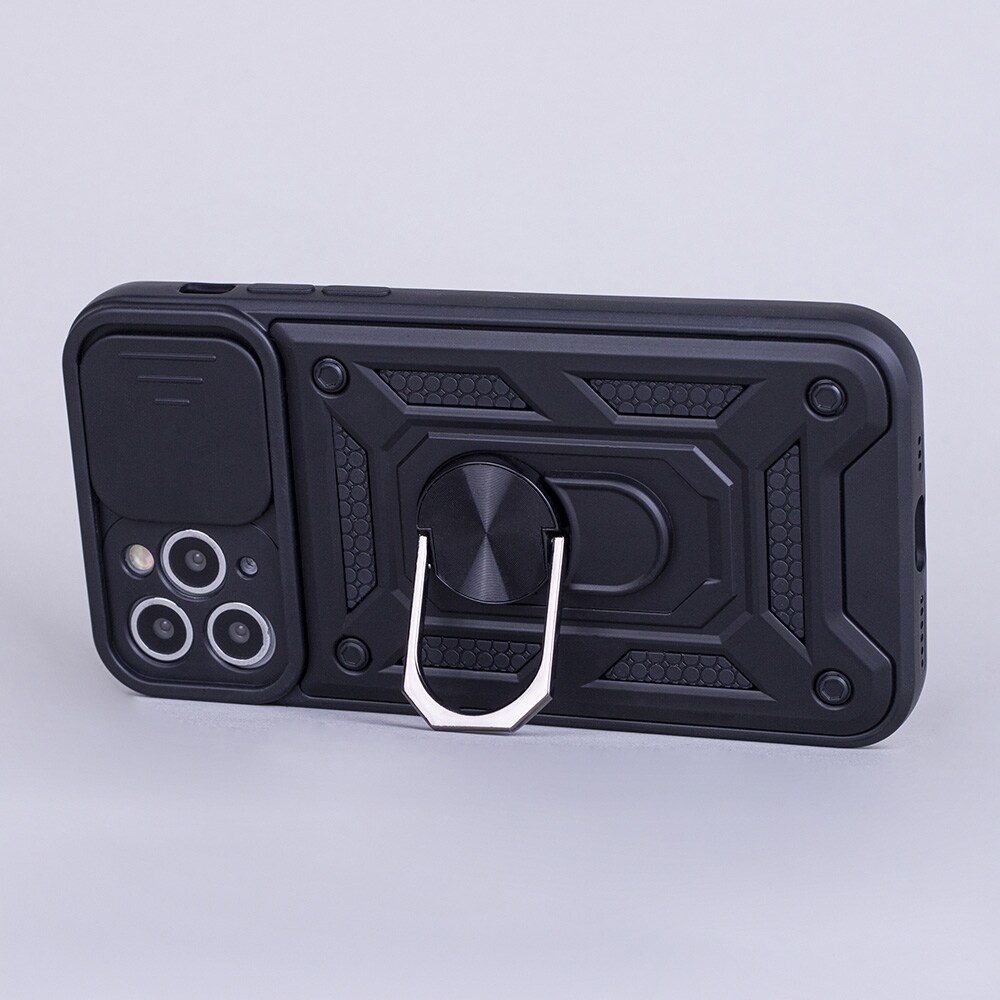 Cover med ringholder til Google Pixel 10 / 10 Pro – Sort