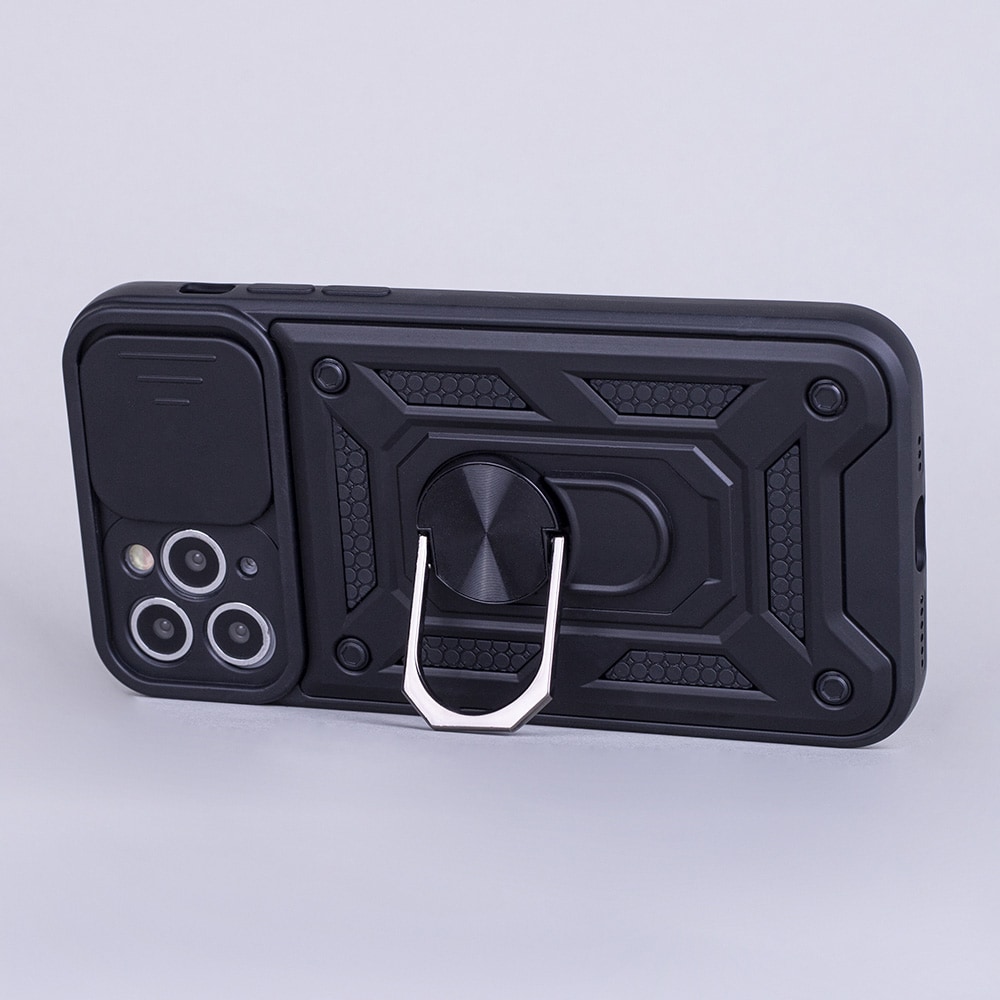 Cover med ringholder til Google Pixel 10 Pro XL – Sort