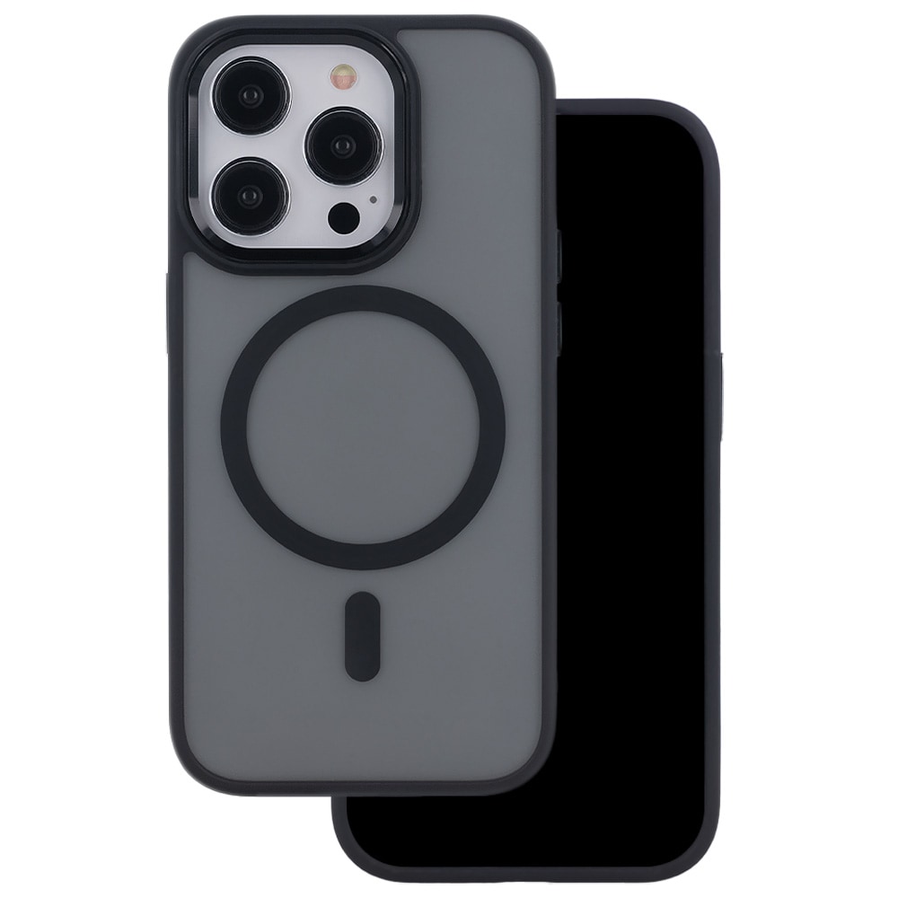 Frostat MagSafe-skal till iPhone 17 Pro Max – Svart