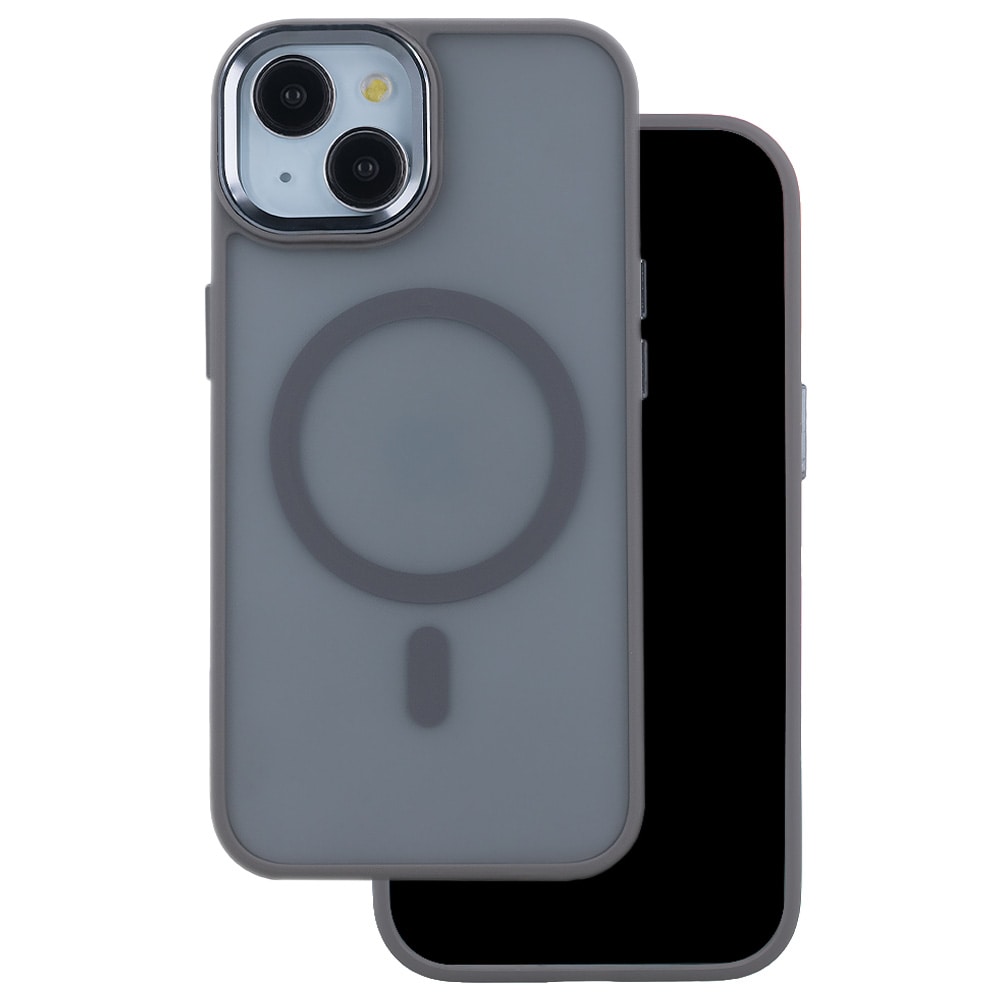 Frostat MagSafe-skal för iPhone 17 – Grå