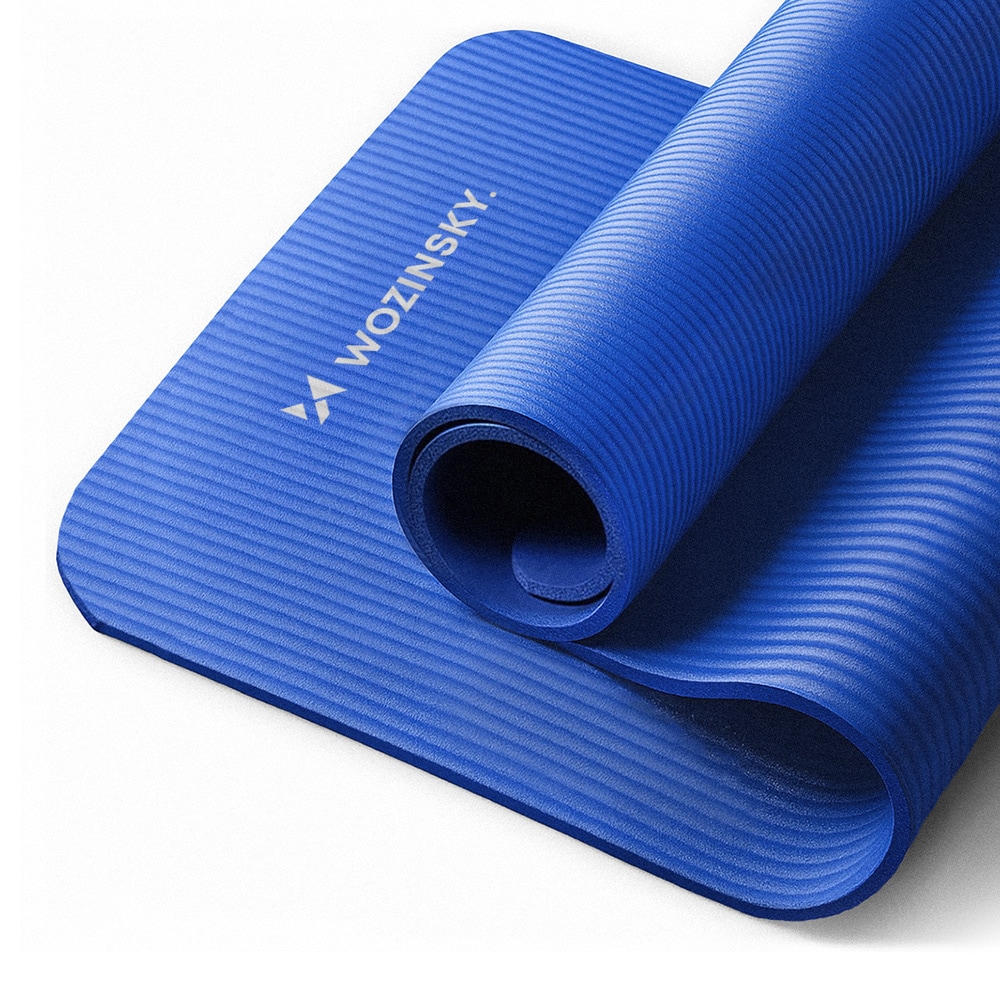 Wozinsky Yogamatte 181 x 63 x 0,9 cm - Blå