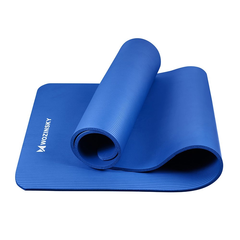 Wozinsky Yogamatta 181 x 63 x 0,9 cm - Blå