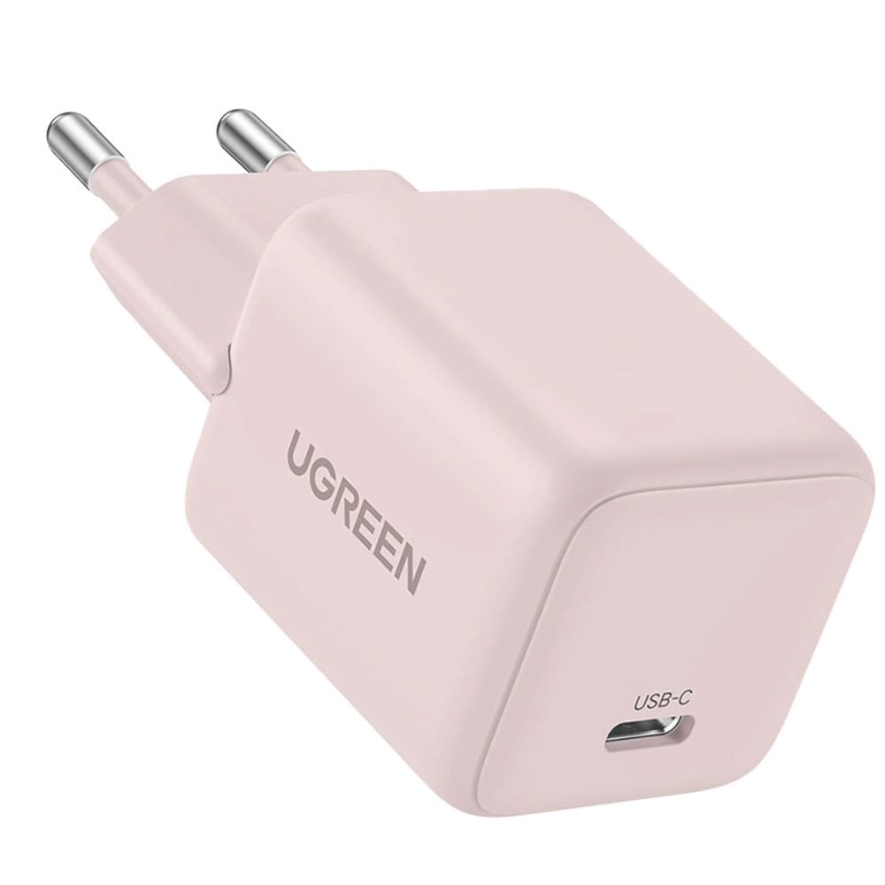 Ugreen GaN 20W USB-C-laddare – Rosa