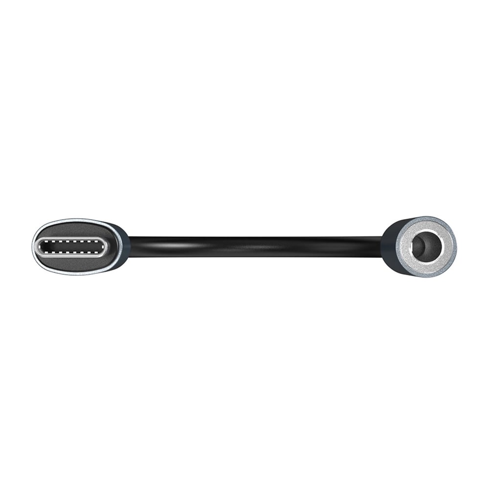Wozinsky Ljudadapter USB-C - 3,5mm - Svart