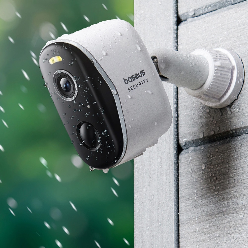 Baseus Security N1 2K övervakningskamera utomhus – Vit